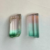 Bi-Color Tourmaline Pair for sale